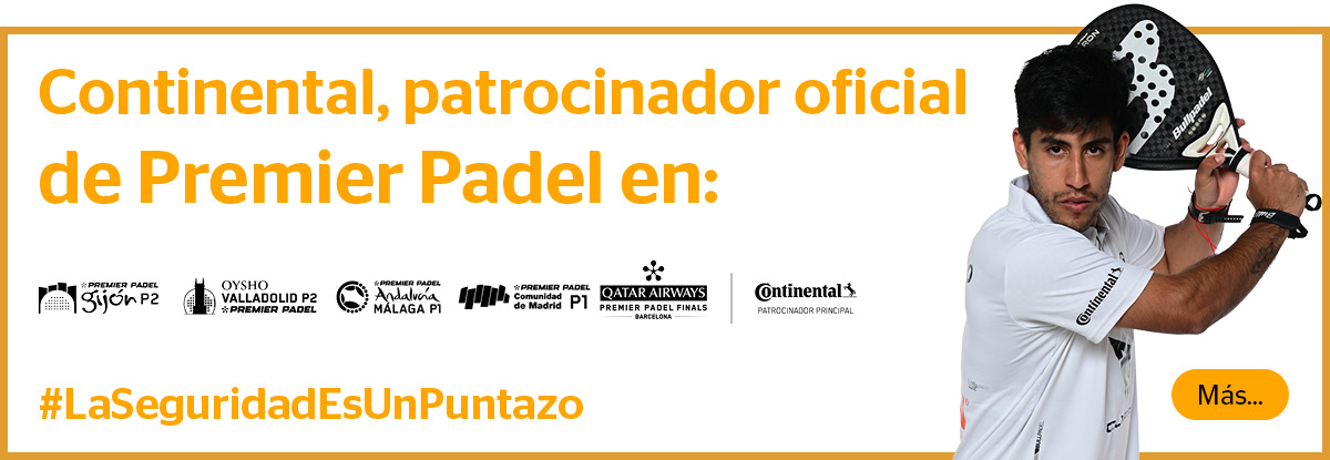 Continental Patrocinador Oficial de Premier Padel