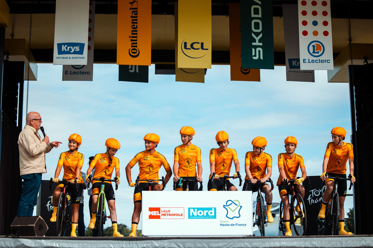 Tour de France 2025 Salida cadetes-junior Continental
