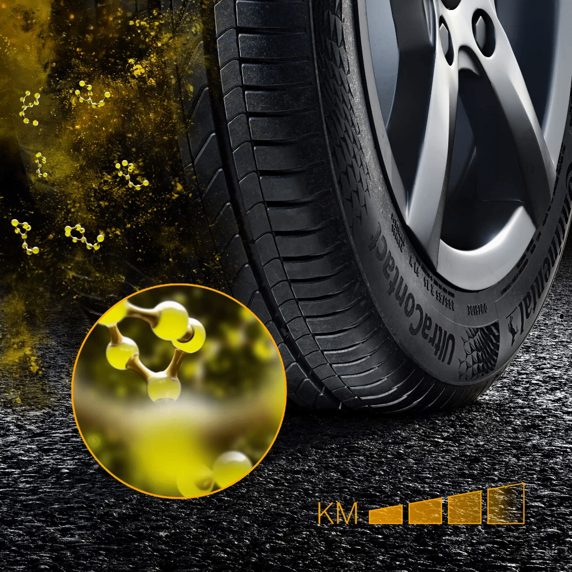 Continental UltraContact - Yellow Chili technical highlight