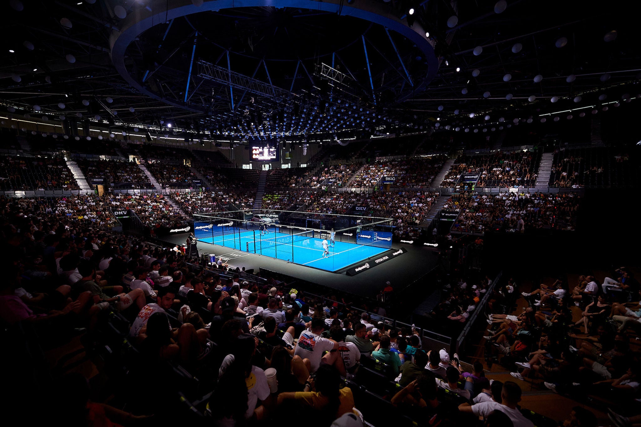 MADRID, SPAIN - JULY 22: Madrid Premier Padel 2023 at Madrid Arena on July 22, 2023 in Madrid, Spain. (Photo by Silvestre Szpylma/Quality Sport Images/Madrid Premier Padel)