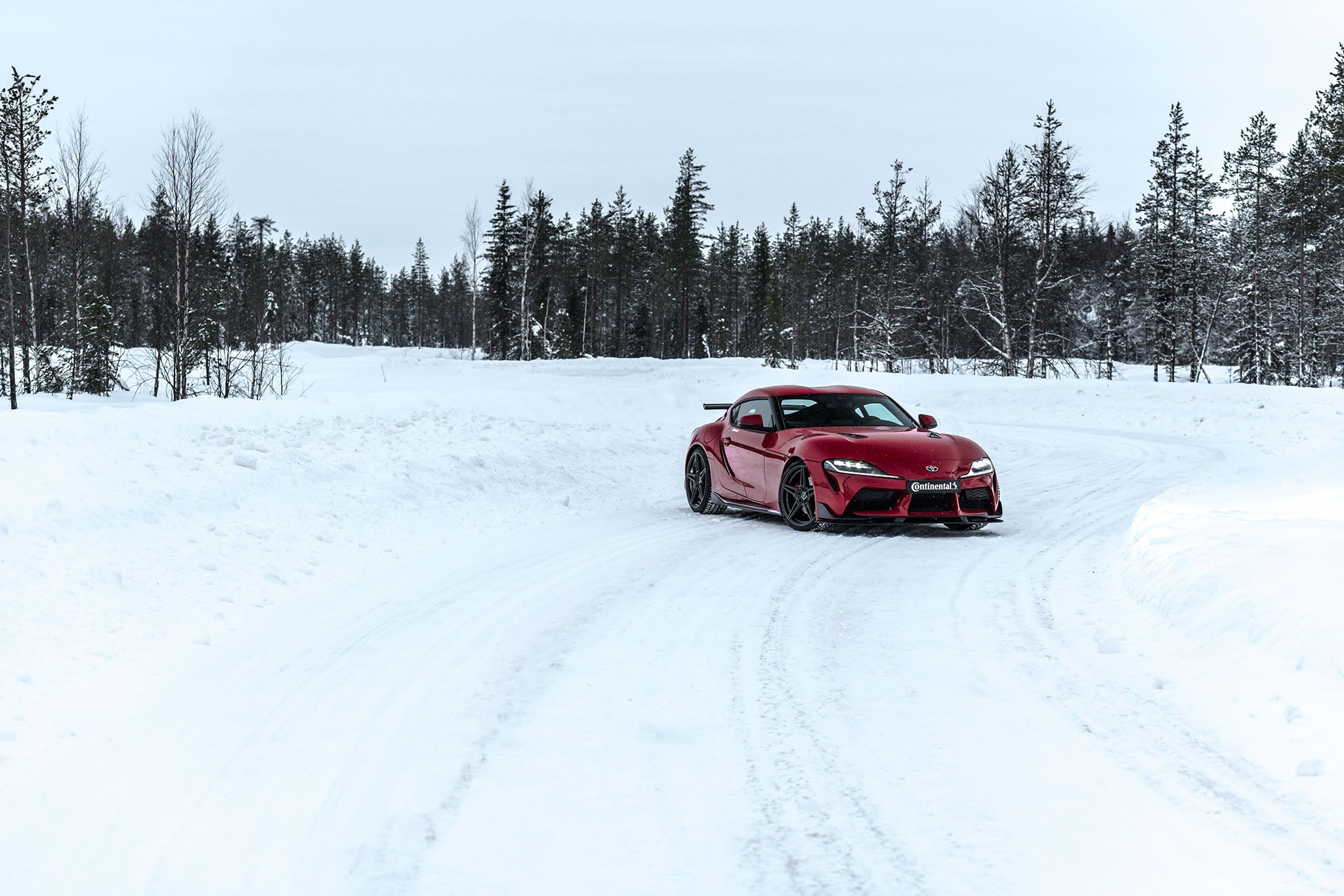 Toyota Supra GR de AC Schnitzer en la pista.