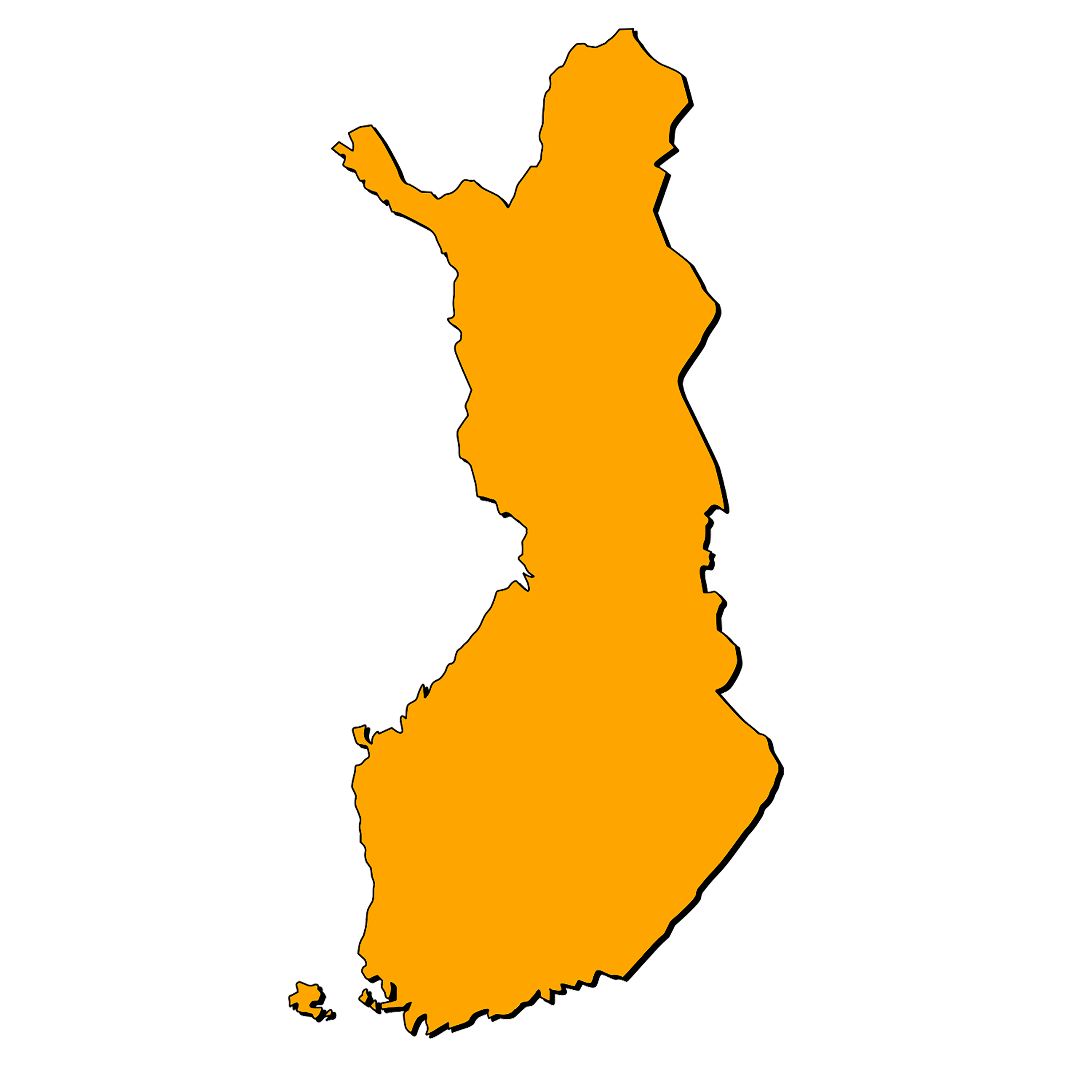 Map of Finland