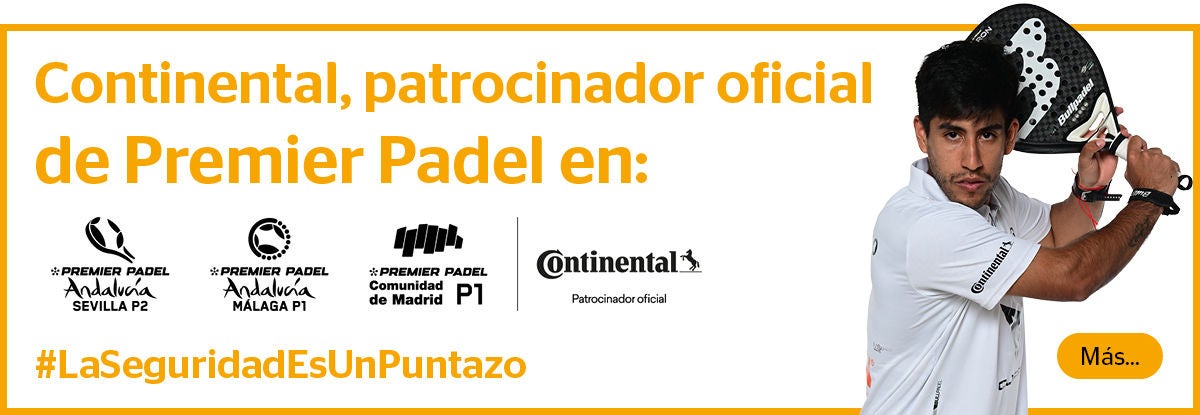 Continental Patrocinador Oficial de Premier Padel