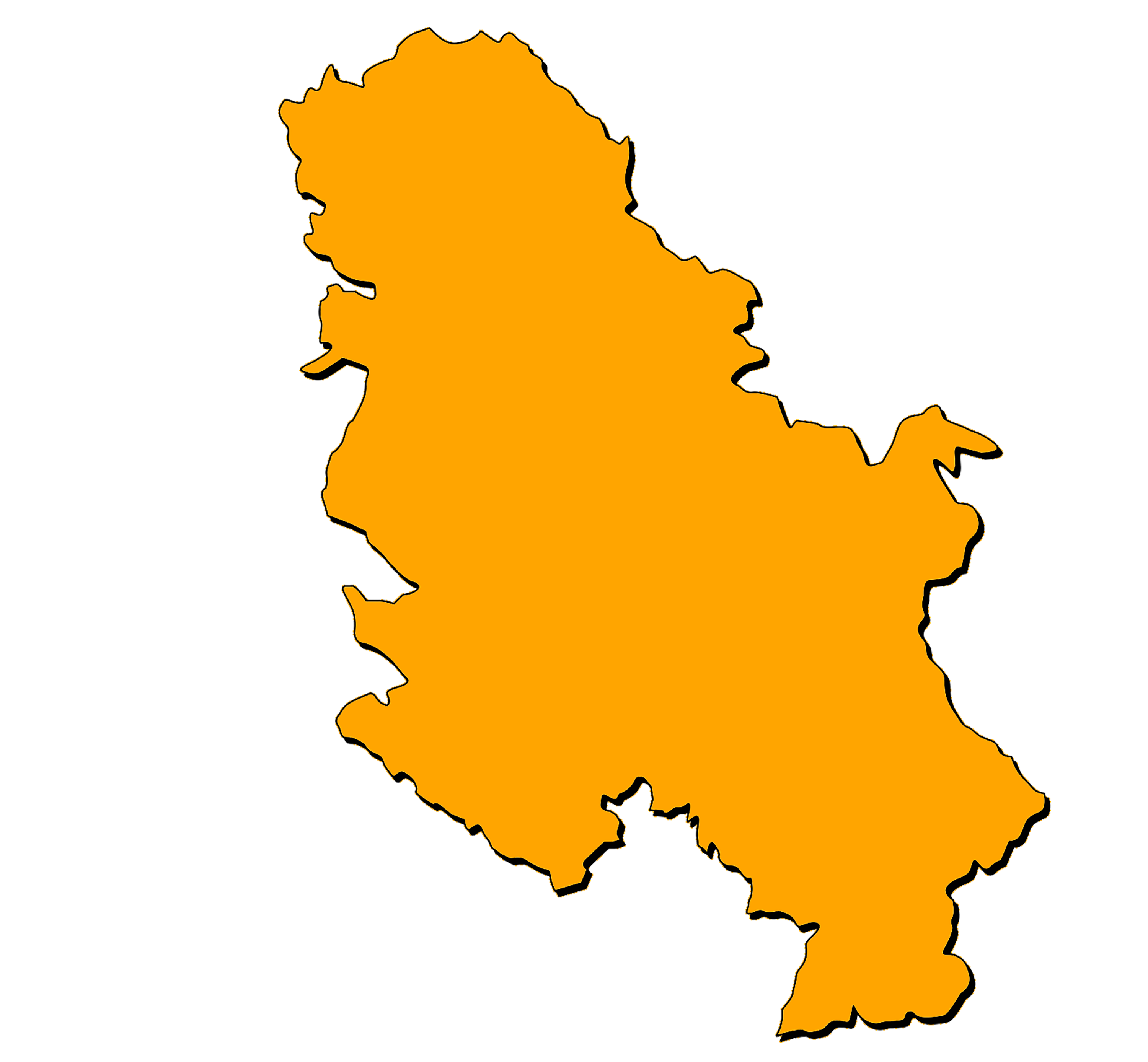 Serbia Map of Serbia