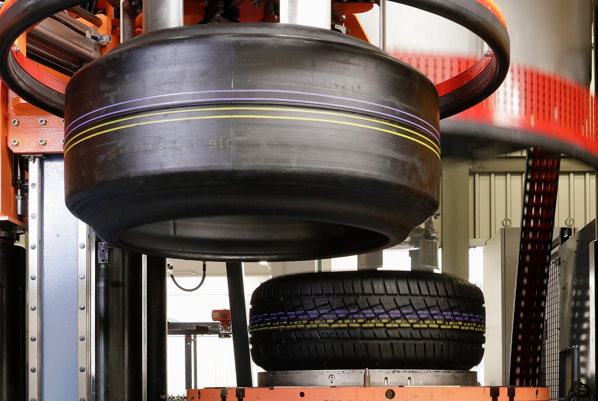 Heat Press Tire Production robustez