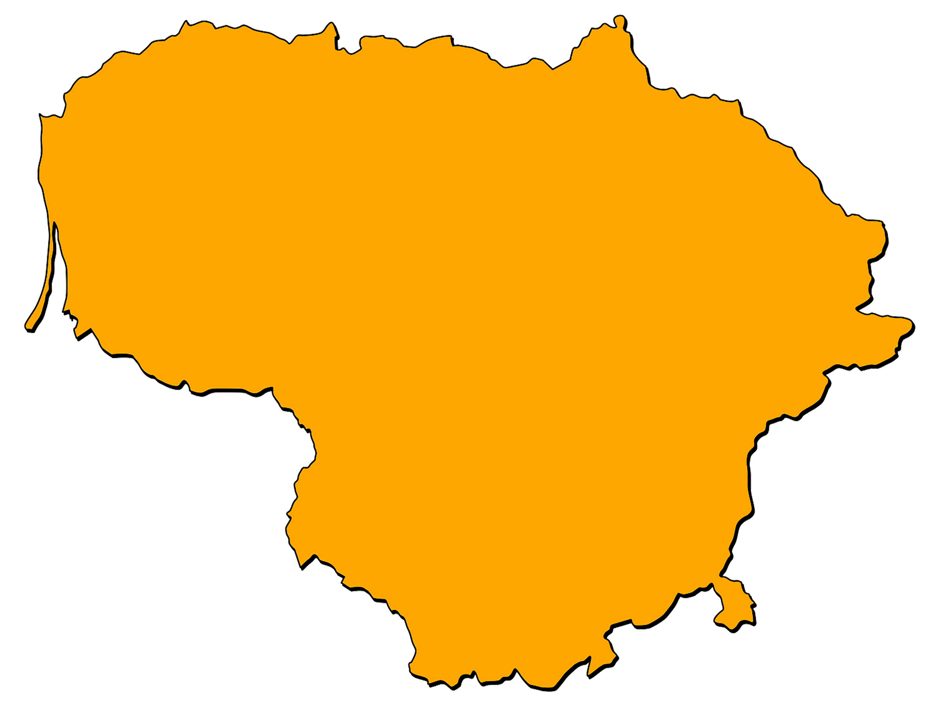 Lithuania Map of Lithuania