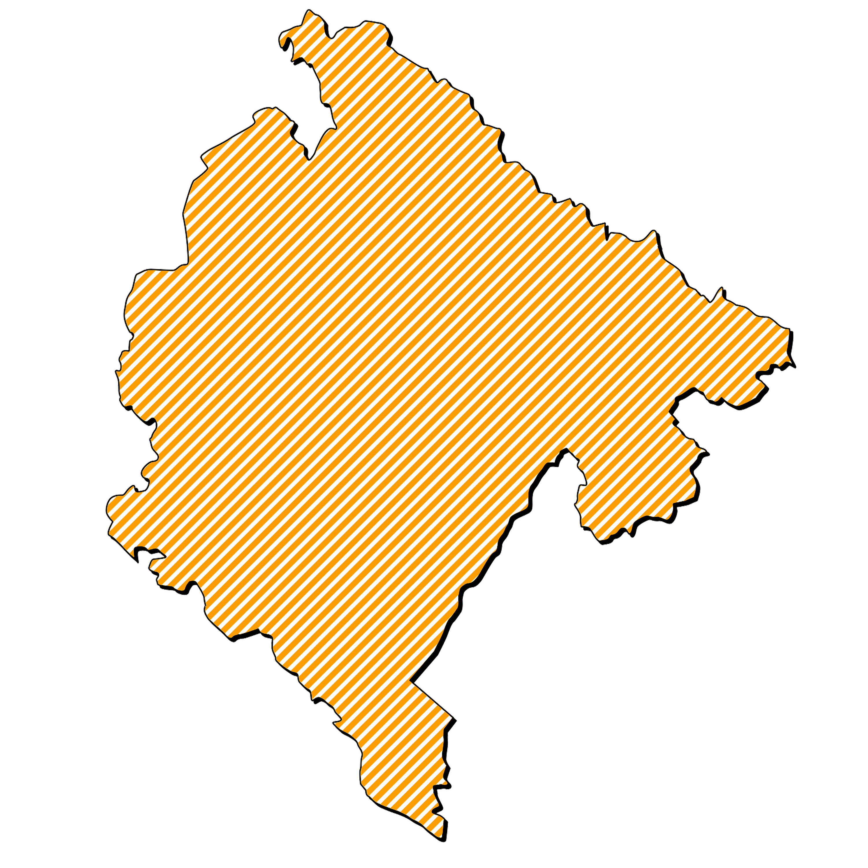 Montenegro Map of Montenegro