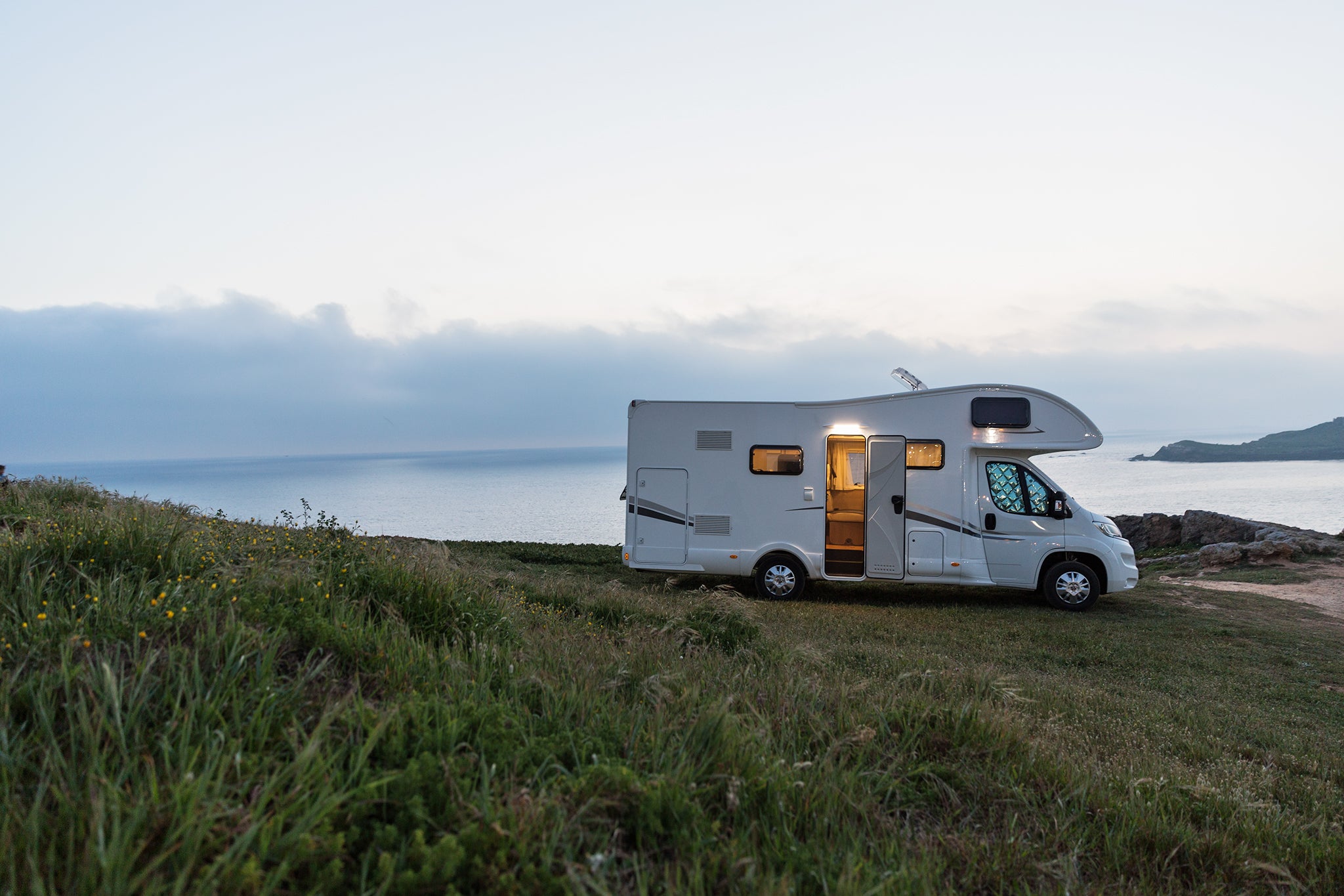 Autocaravana con neumáticos Continental