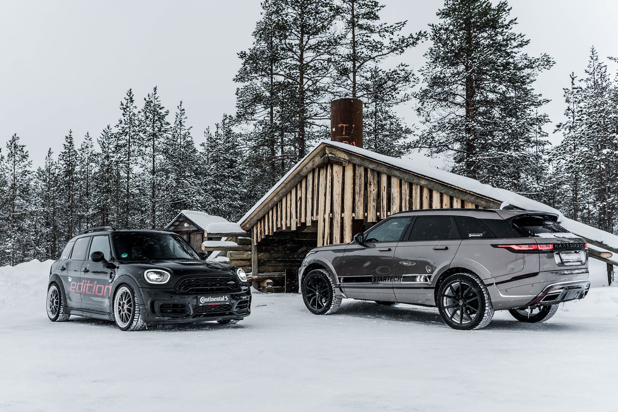 Cara a cara: el RW Mini Countryman JCW ALL4 y el Startech Range Rover Velar.