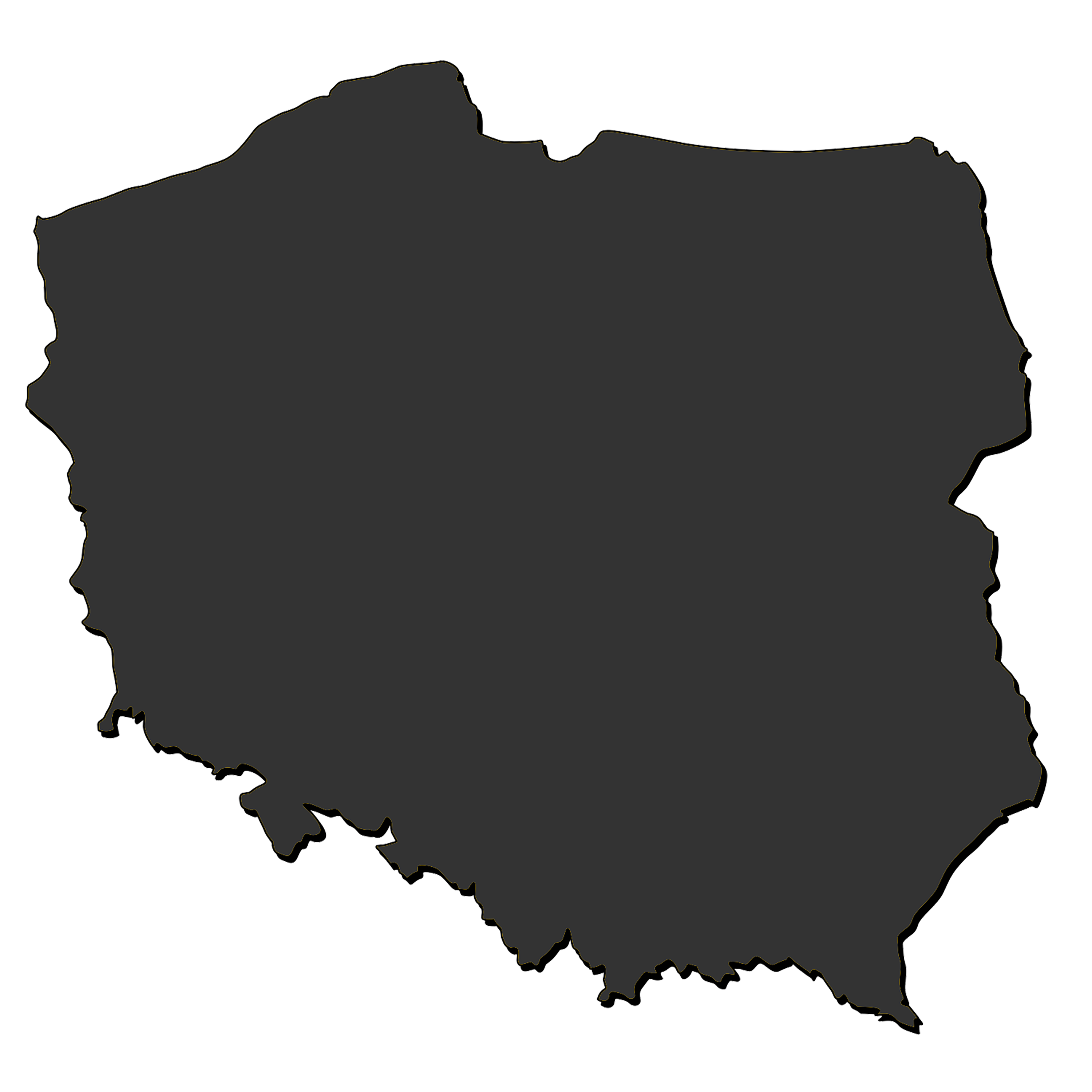 Map of Poland