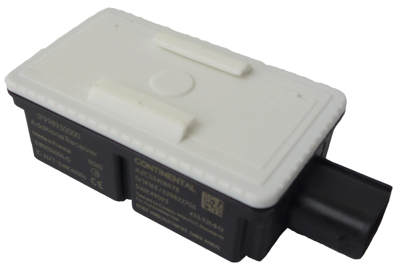 ContiPressureCheck additional Receiver El receptor adicional puede usarse para recibir las señales del sensor en condiciones de frecuencia radiofónica difíciles.