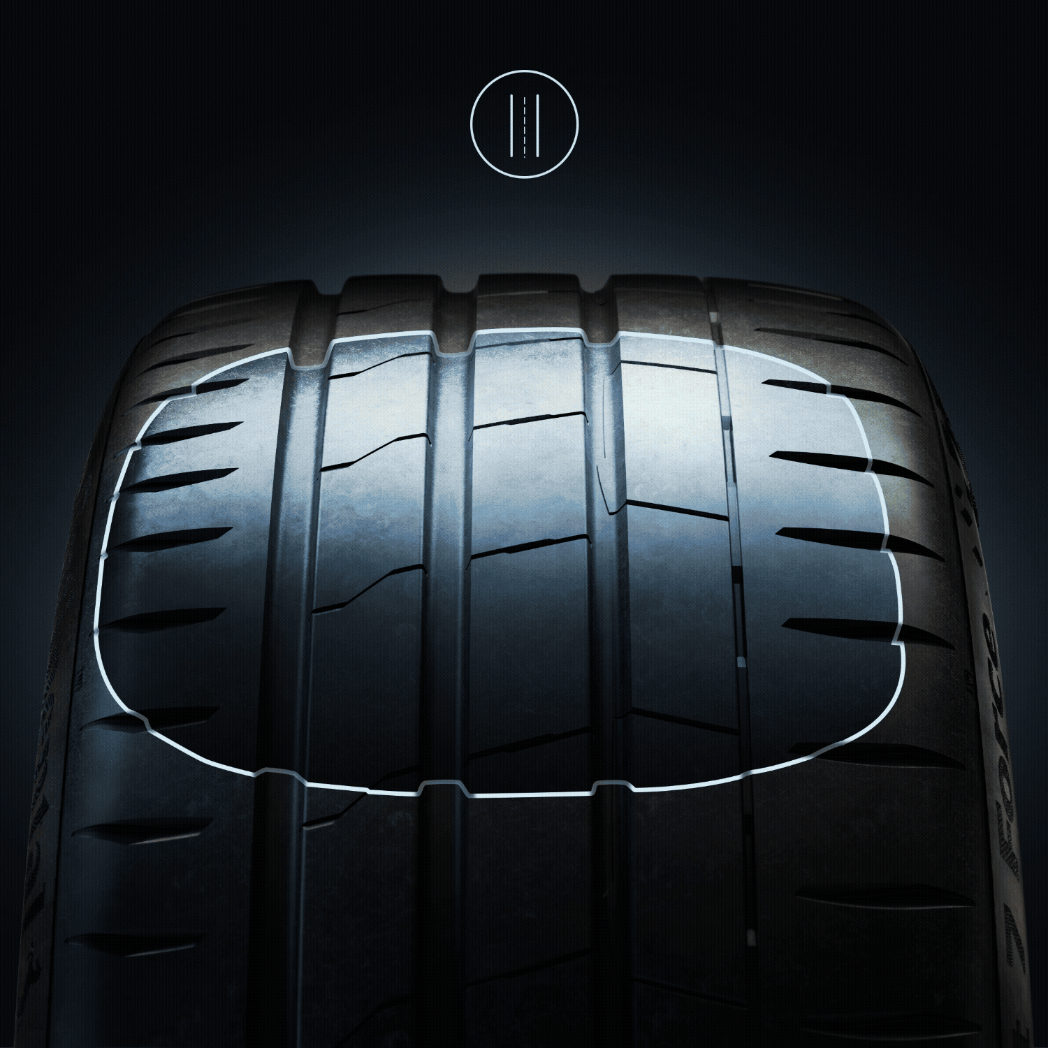 Continental SportContact 7 Force - Dibujo adaptativo